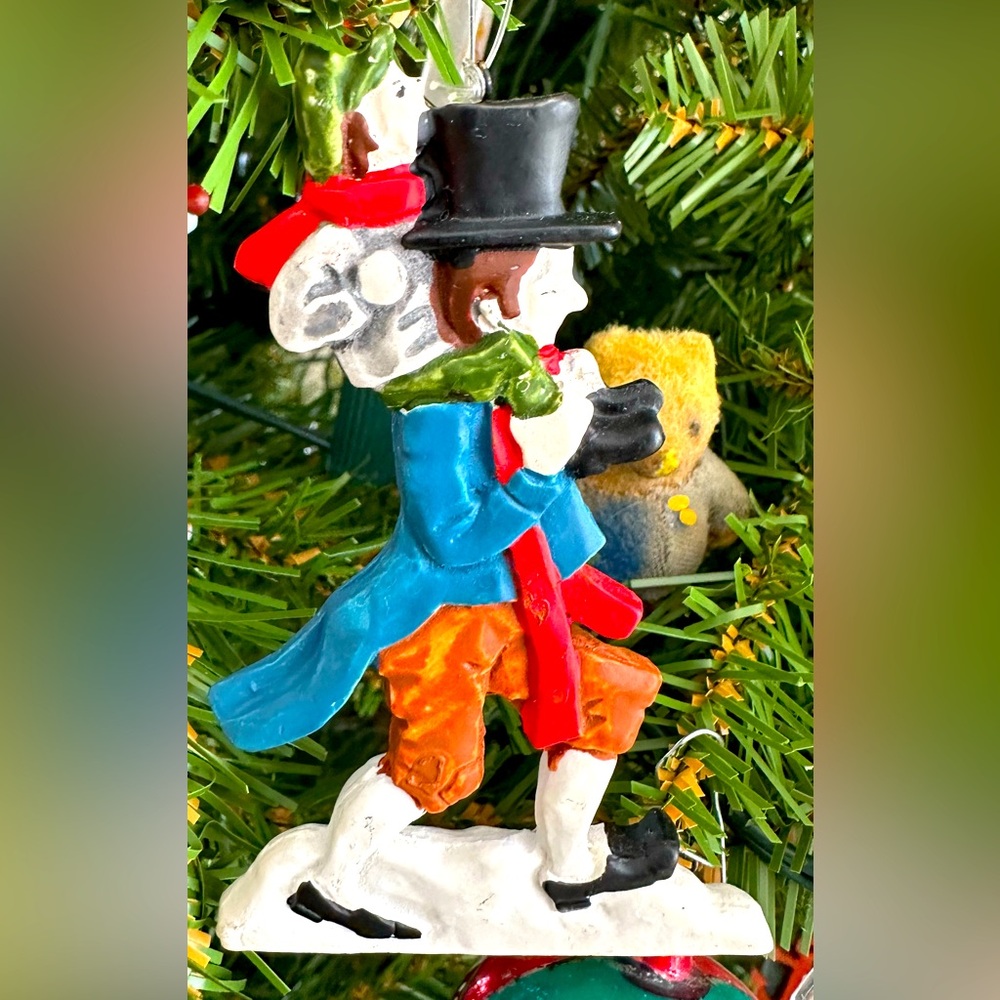 Dept 56 A Christmas Carol Ornament Cold Cast Porcelain Hand Painted Tiny Tim Bob